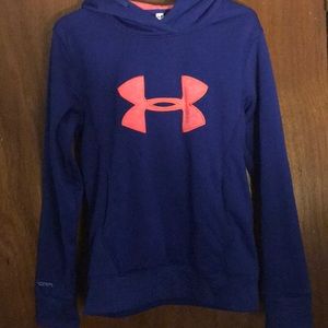 Blue under amour sweatshirt